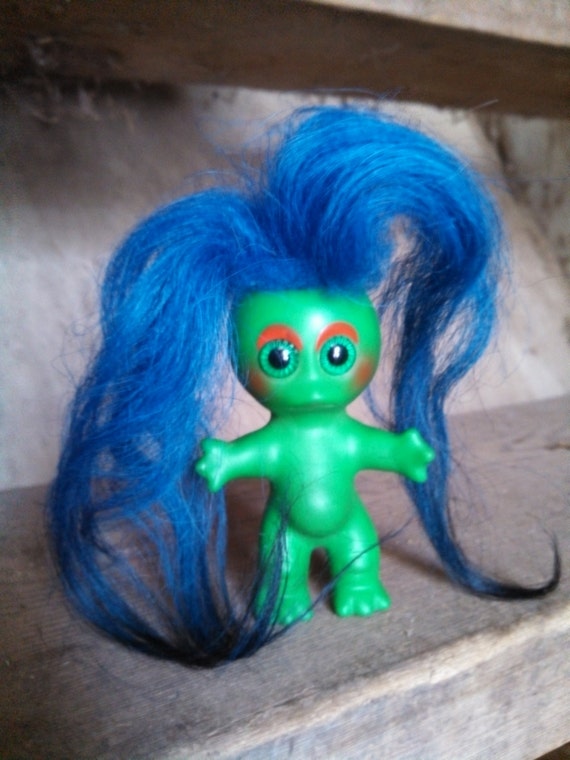 troll doll blue hair