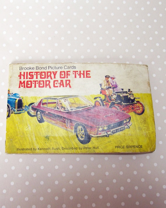 Vintage Retro Brooke Bond Tea History Of The Motor Car Picture