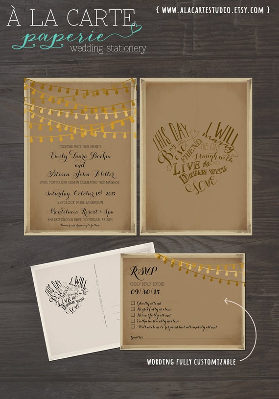 This Day I Marry My Friend Wedding Invitations 7