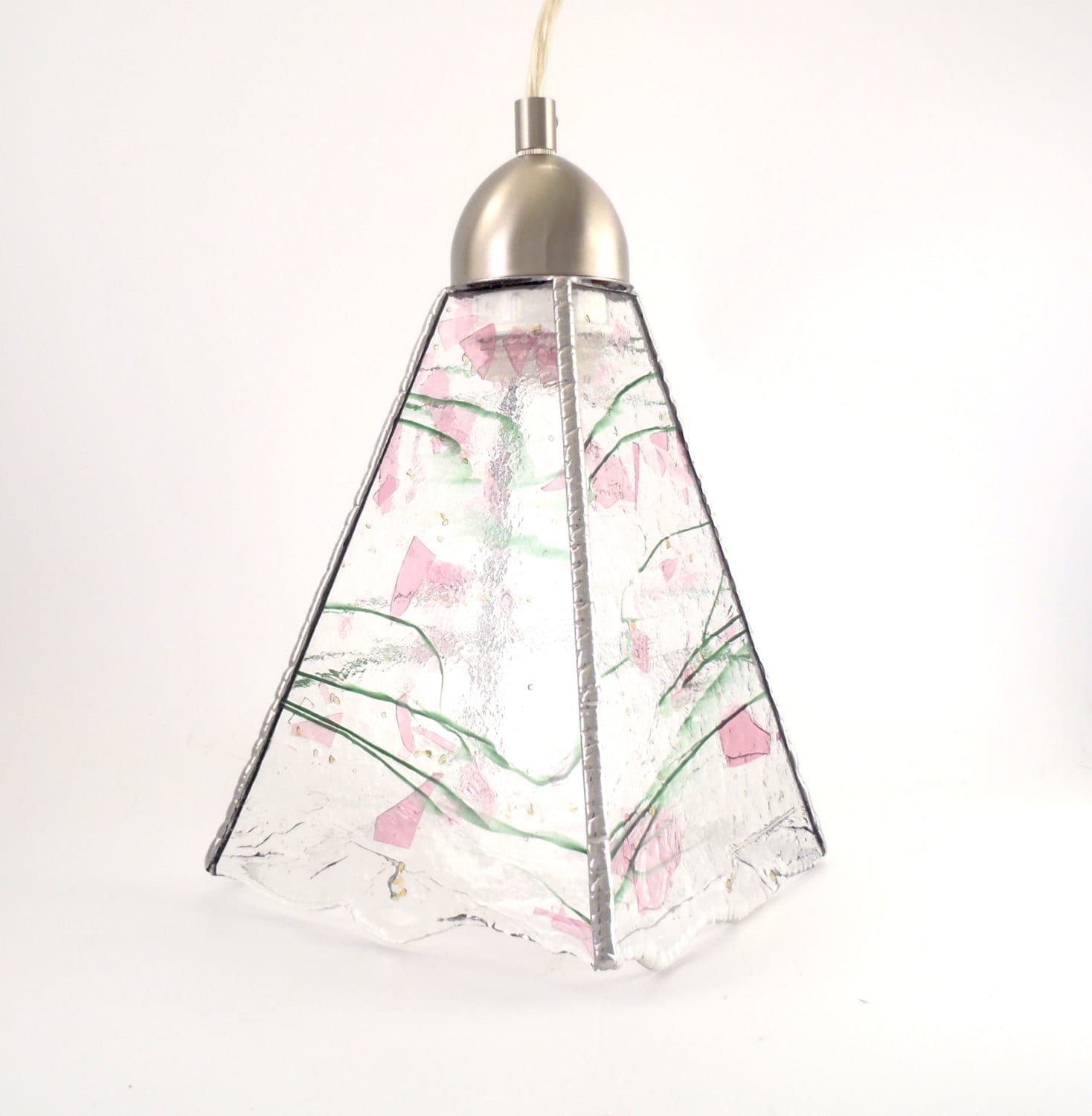 Ceiling Light Fixture Stained Glass Pendant Lighting