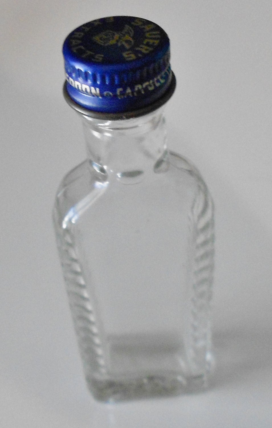 Antique glass bottle Sauer's Extract antique by TearDropCurio
