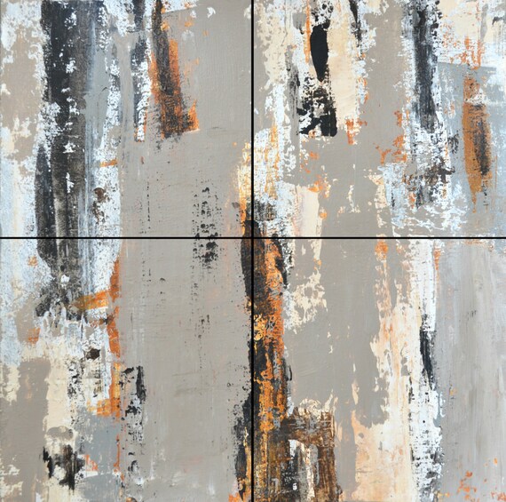 Neutral Abstract Art Painting