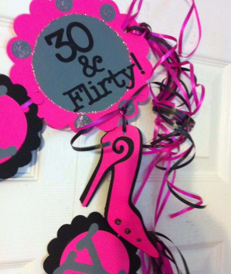 30th Birthday Decorations Personalization Available