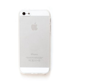 Simplicity iPhone 5s/iPhone SE case, DIY iPhone 5 cover, Blanc de blanc
