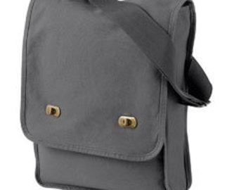 Tote Choice No. 13 Field Bag Purse Tote Assorted Colors Available Cotton Canvas Inside Pocket Adjustable Strap