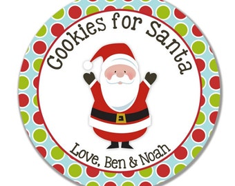 Cookies For Santa Plate (Melamine, BPA free)