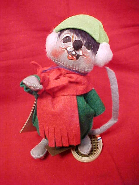 annalee christmas tree ornament 6 boy mouse snowshoeing annalee christmas tree ornament 6 boy mouse snowshoeing