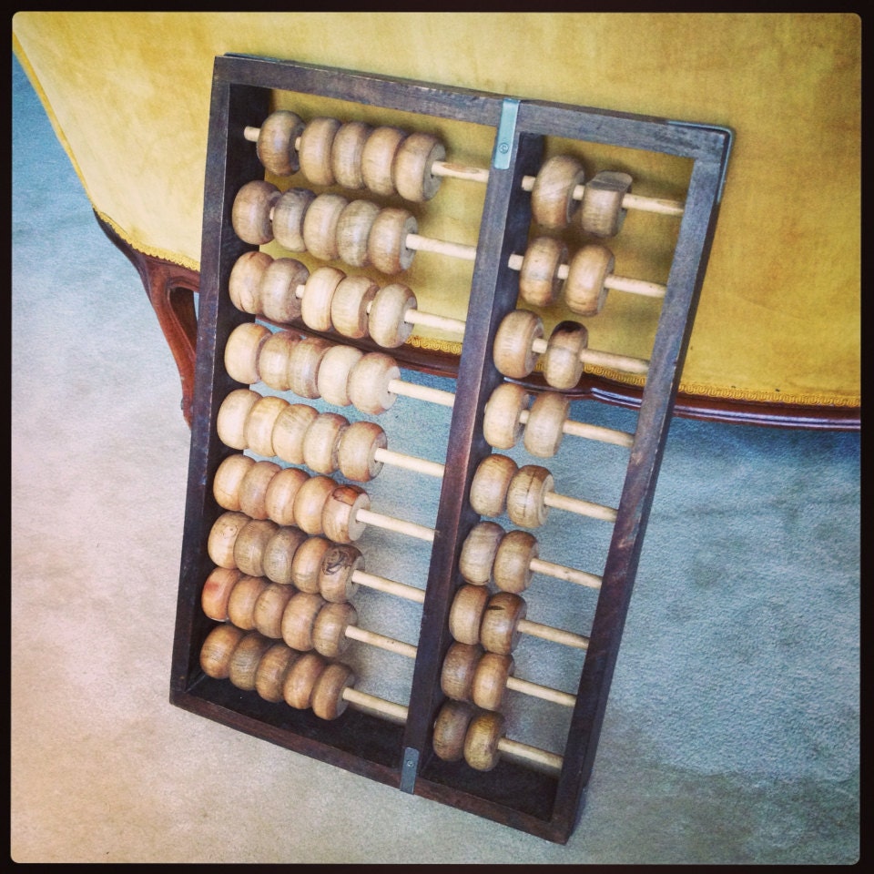 vintage abacus