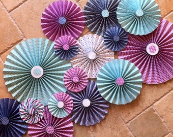 paper rosettes paper rosettes