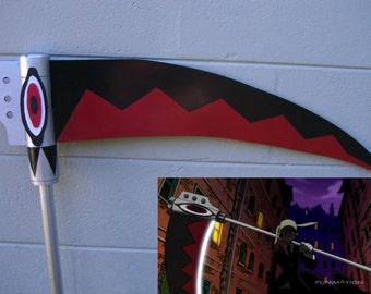 Maka's Scythe Soul Eater just under 6 ft tall (cosplay) Cut Version