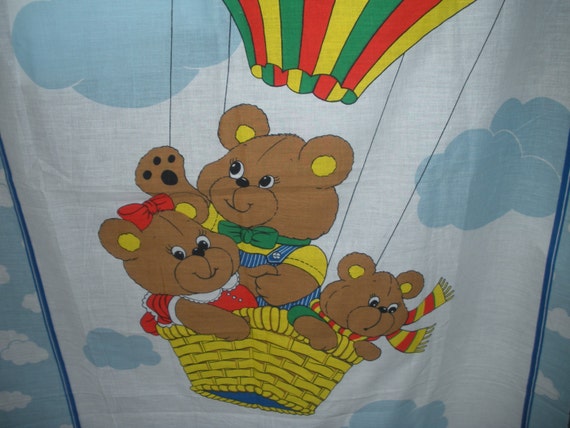 teddy in hot air balloon