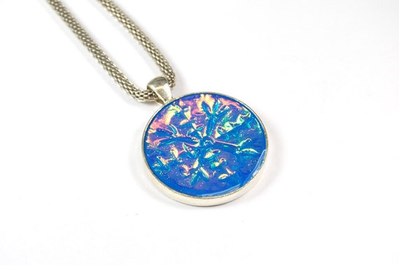 Snowflake Pendant Necklace by Ginger Davis Allman of The Blue Bottle Tree Snowflake Pendant Necklace by Ginger Davis Allman of The Blue Bottle Tree