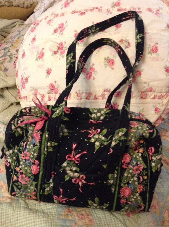 black vera bradley duffel