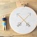 DIY Embroidery Kit. Arrows