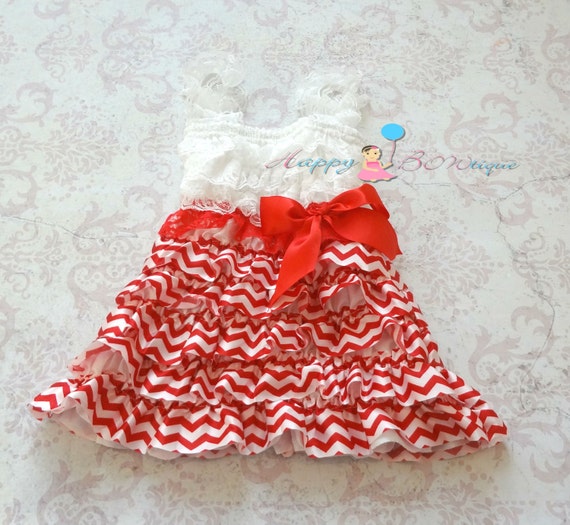 Valentines dress, Red Chevron Dress,baby dress,girls dress, red dress,flower girl dress,Chevron dress,Petti lace,Holiday Dress, Birthday