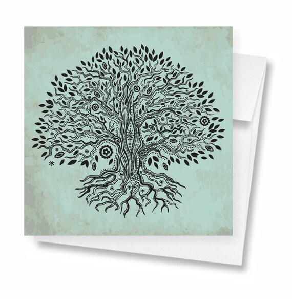 Items similar to Tree of Life greeting card 036c on Etsy