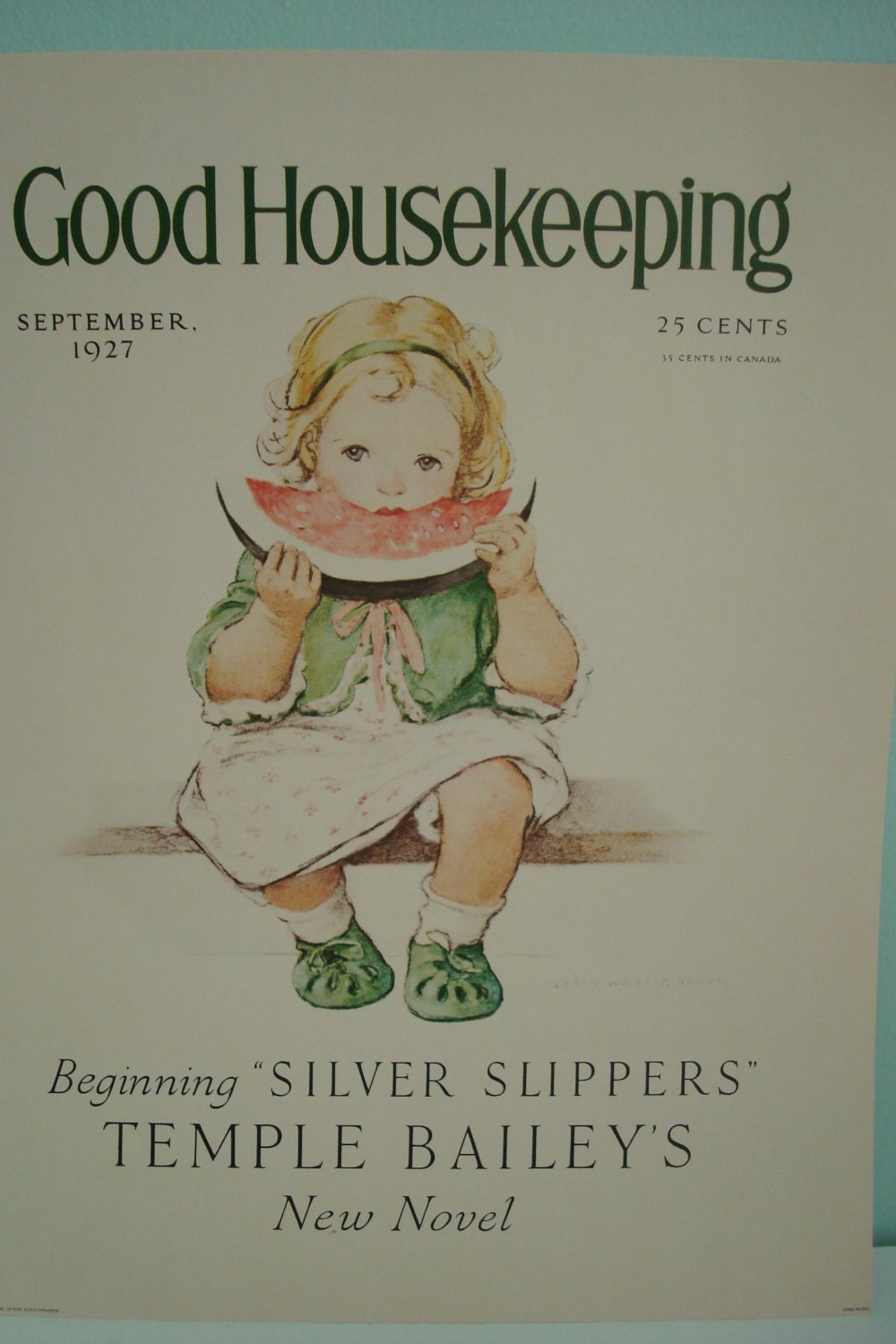 Vintage Good Housekeeping Magazine Cover Prints with Art Work