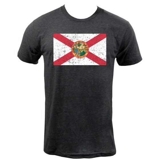 UGP Florida State Flag Unisex T Shirt Tri-Black
