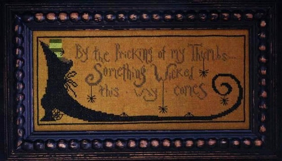 Cross Stitch Pattern - Something Wicked