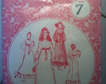 Patterns Pacifica Dress Pattern 300 Size: 7, Bust 32"