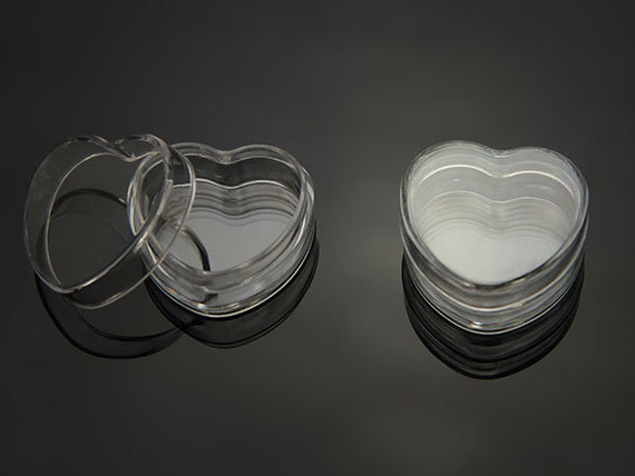 lip container size balm 12x Shaped Clear Lip 5g/5ml/0 Pots Container Cosmetic Heart Balm Empty