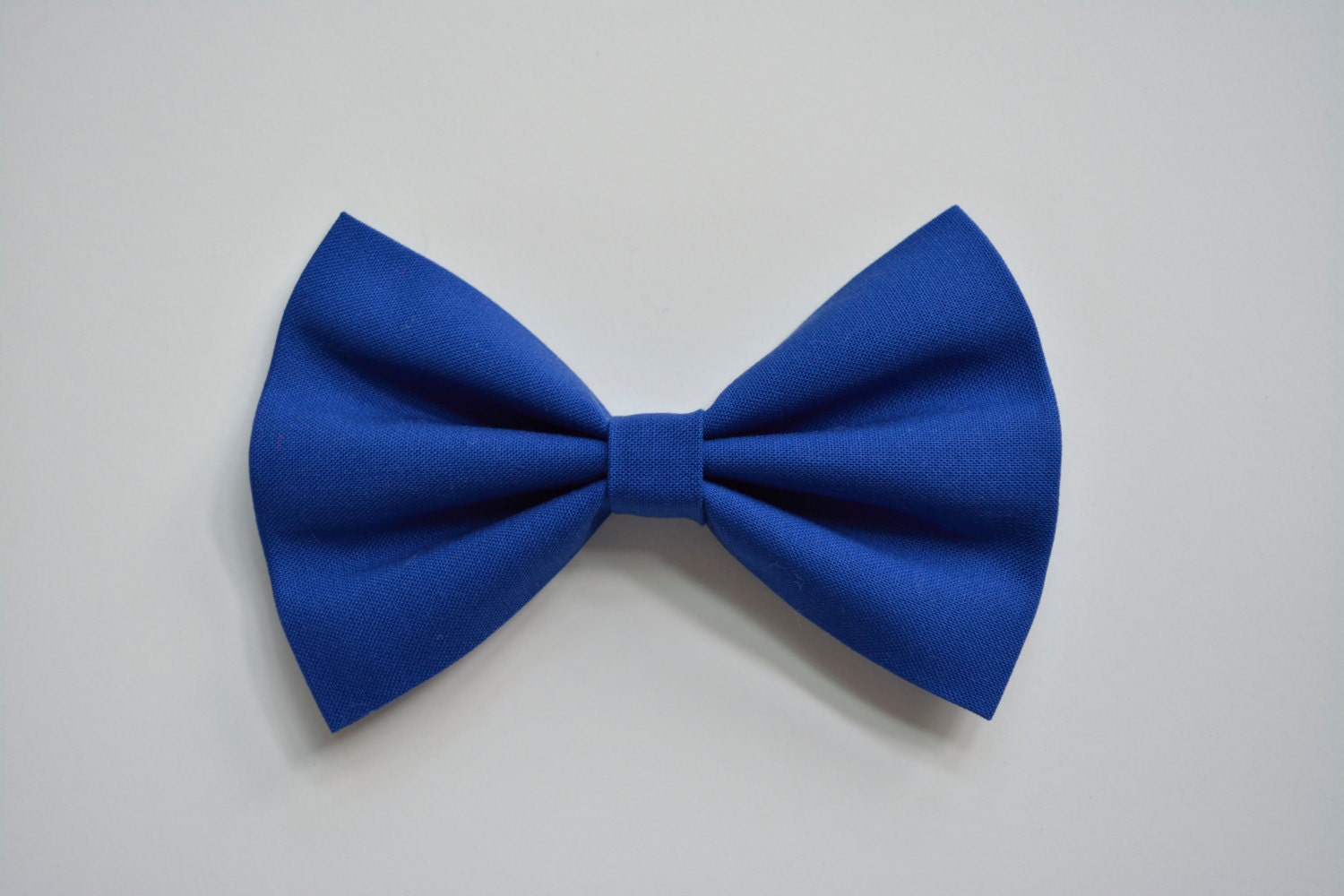 Large Blue Hair Bow - Bow Tie Headband with Bow Detail - wide 3