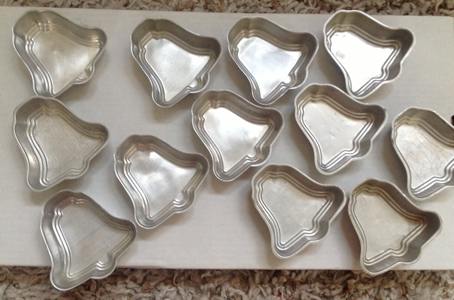 12 Vintage Jello Tin Molds