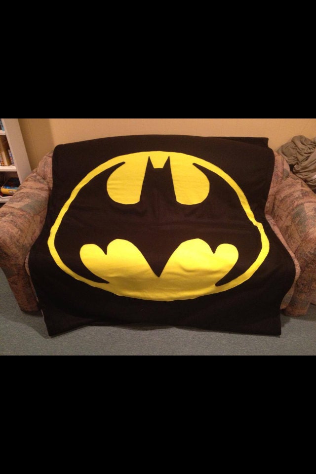 Batman fleece blanket