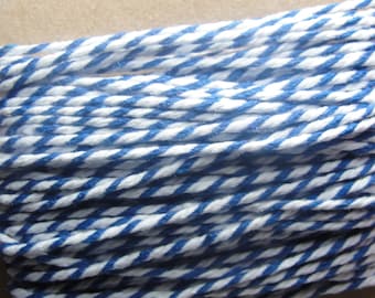 Navy and White Baker's twine crafts string decorating party
