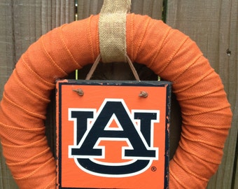 Auburn Wreath, War Eagle collegiate wreath