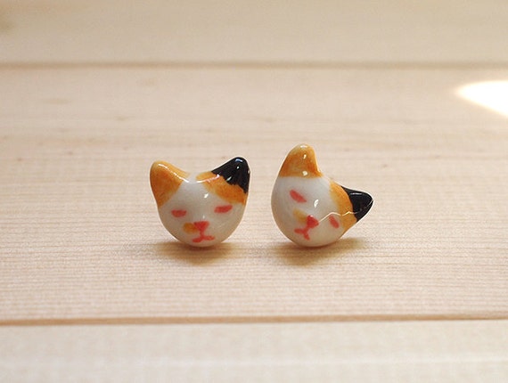Cute kitty earrings