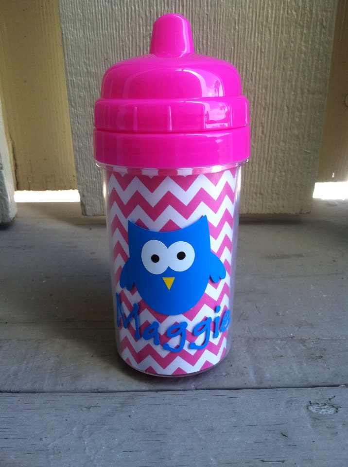 Personalized Toddler Sippy CupMonogrammed by TooCutePersonalized