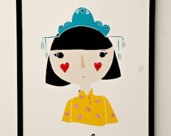 Print- Petite Chinoise- or - Little Chinese-