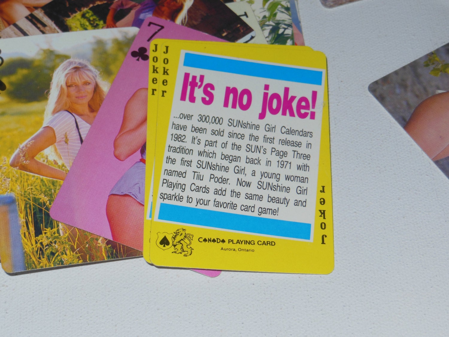 Vintage 1985 The Toronto Sun Sunshine Girl Complete First