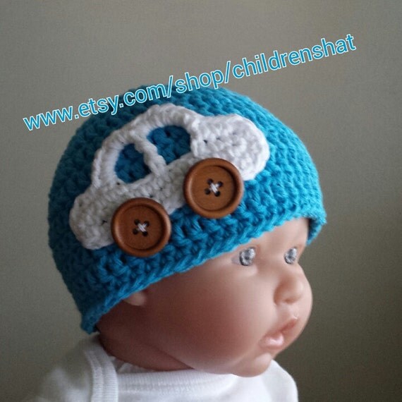 Items similar to Baby Boy Hat, Newborn Hat, Baby Cotton Hat, Newborn