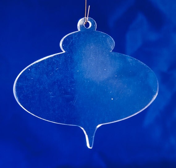 blank clear acrylic christmas ornament pattern three 3 5 x 4 blank clear acrylic christmas ornament pattern three 3 5 x 4