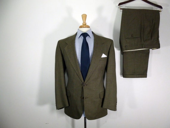 Vintage Mens suit, vintage clothing 80's by Fairfax Two Piece Two ...