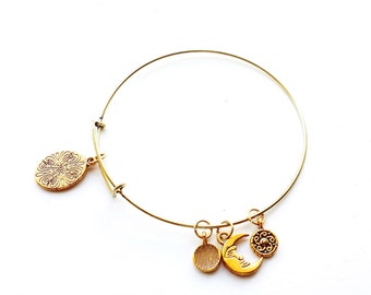 Popular items for gold bangle bracelet on Etsy