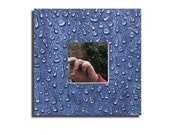 valentine's day,Waterdrops painting on  mirror. 10x10i. Home decor, free shipping,gift for all