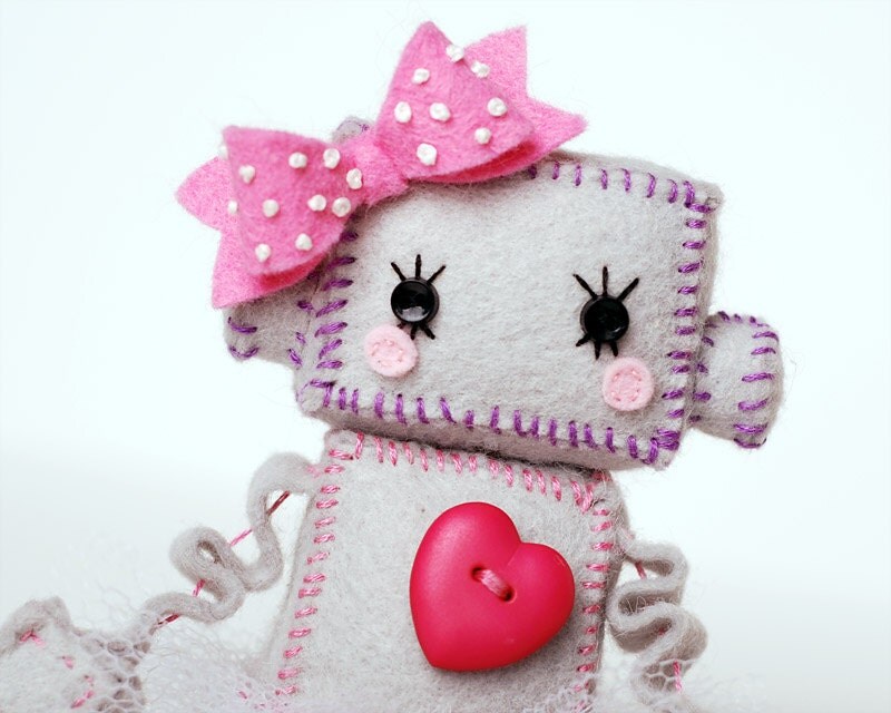 cute robot plush