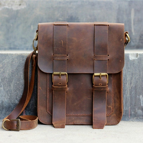 Satchel  Ipad Messenger  Leather Man Bag - Distressed Leather Bag ...