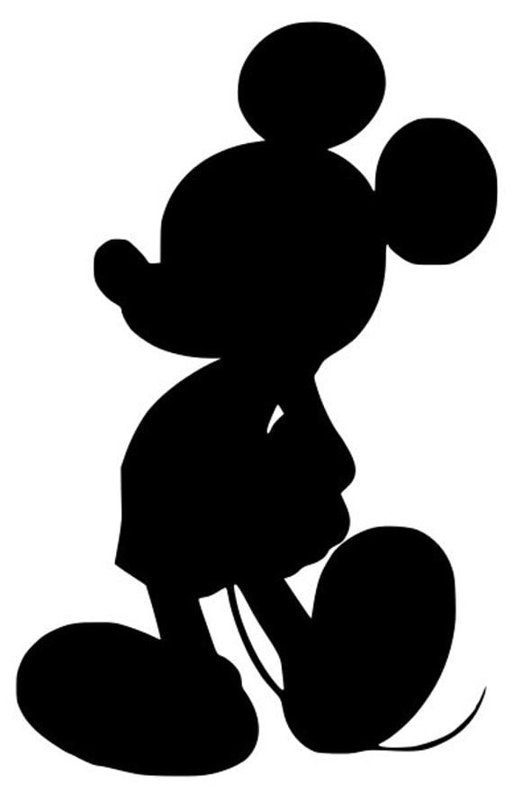 Items Similar To Mickey Mouse Silhouette Decal On Etsy