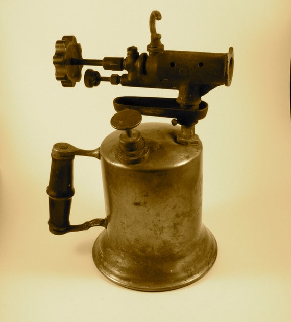 Steampunk Torch Vintage Torch Antique Soldering Torch