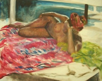 Original Oil Painting- Female Figure