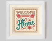 Contemporary Cross Stitch Design by Stitchrovia on Etsy