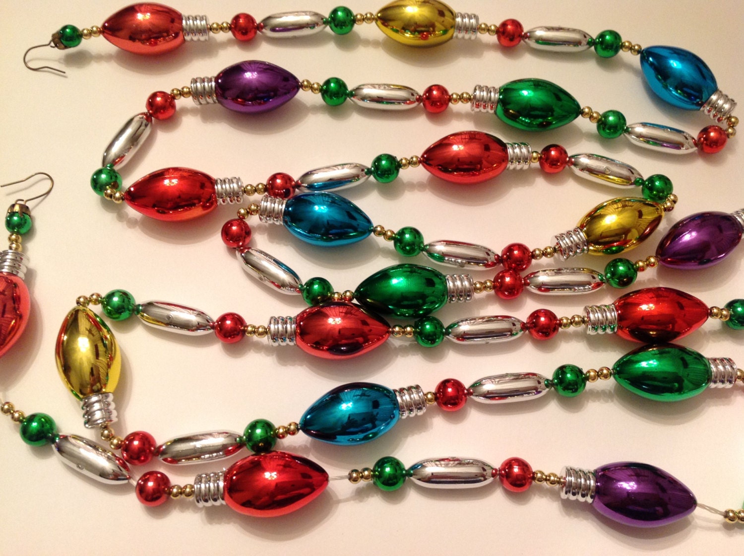 3 Strands Vintage Christmas Garland Christmas by VintageCityLimits