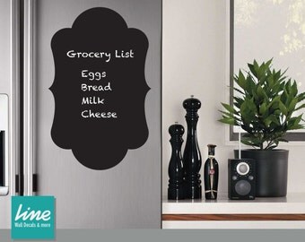 Chalkboard Vinyl Wall Decal - Chalkboard Fridge Decal -