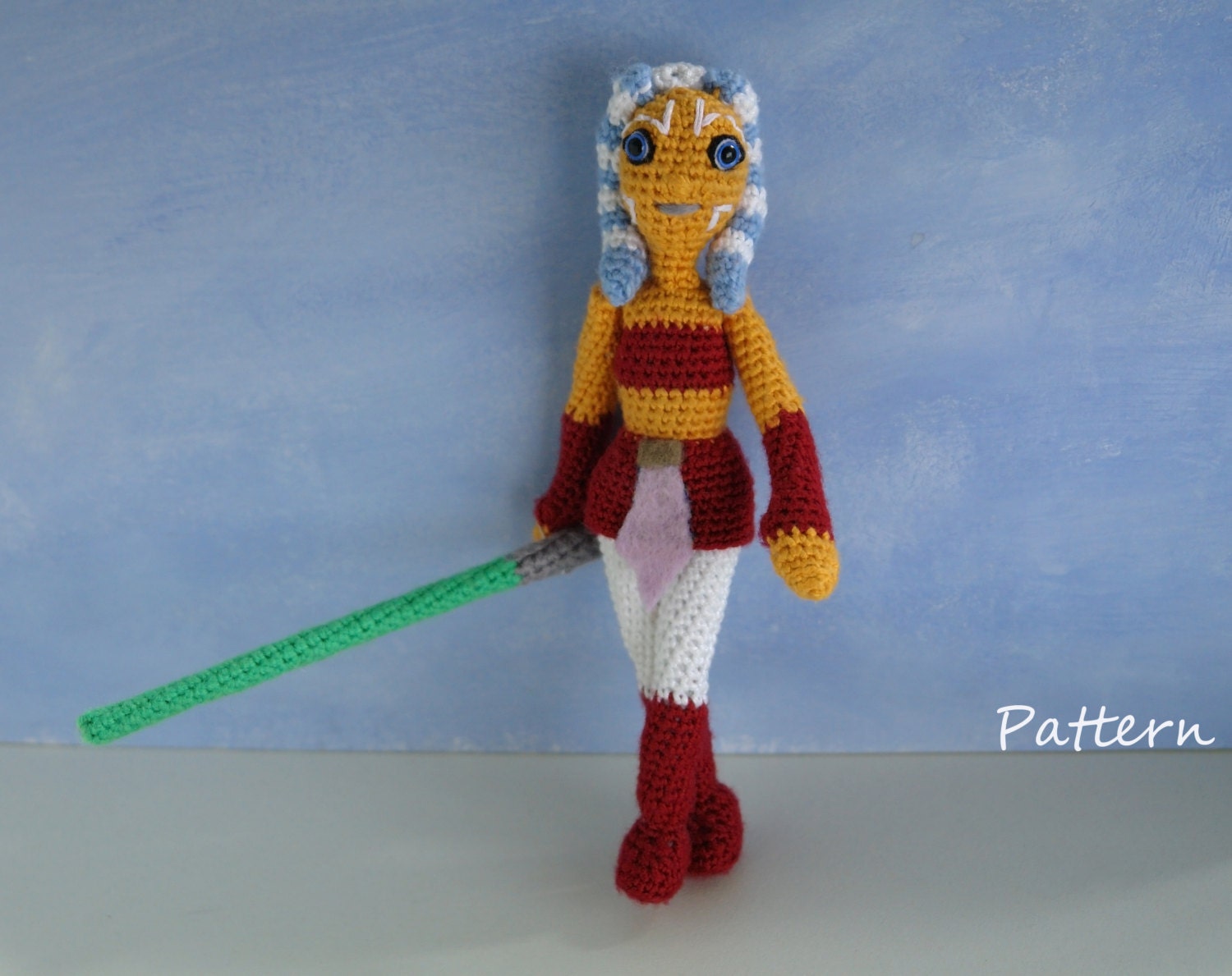 Star Wars CROCHET PATTERN for Ahsoka Tano / amigurumi Star