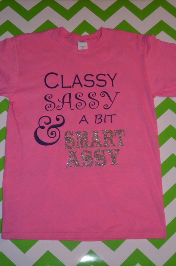 Sassy Shirt By Themonogramowltlet On Etsy