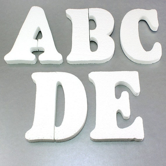 Foam Letters Upper Case 5" (pack of 3) Il_570xn